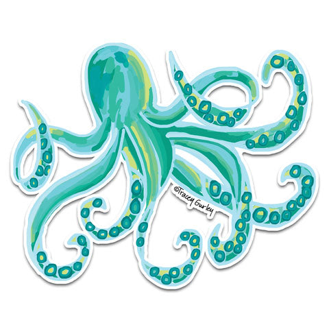 "Octopus" Vinyl Decal by Tracey Gurley