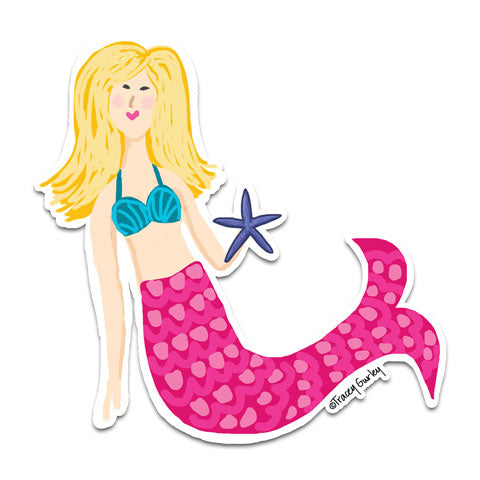 "Mermaid" Vinyl Decal by Tracey Gurley