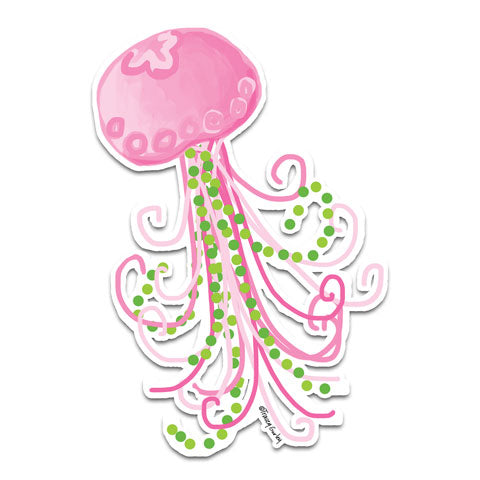 "Jellyfish" Vinyl Decal by Tracey Gurley