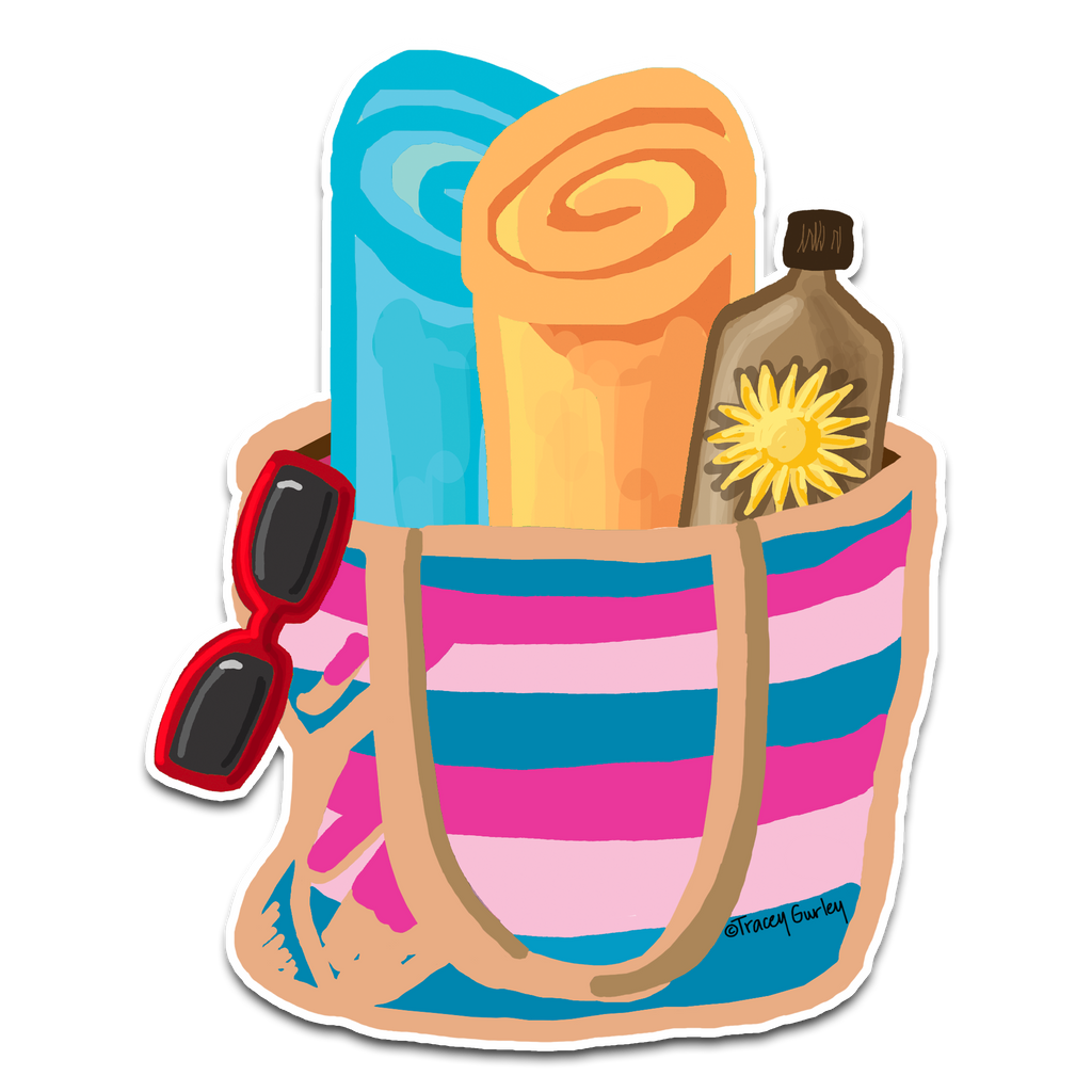 TG6-149-Beach-Bag-Sticker-by-Tracey-Gurley-and-CJ-Bella-Co