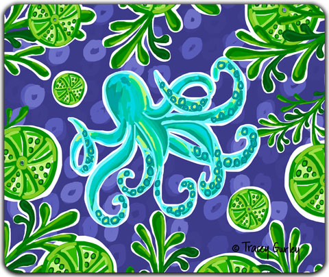 "Octopus" Mouse Pad by Tracey Gurley