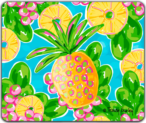 "Pineapple" Mouse Pad by Tracey Gurley