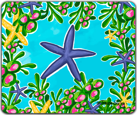 "Starfish" Mouse Pad by Tracey Gurley