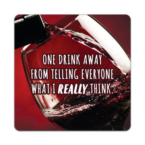 "One Drink Away" Vinyl Decal by CJ Bella Co