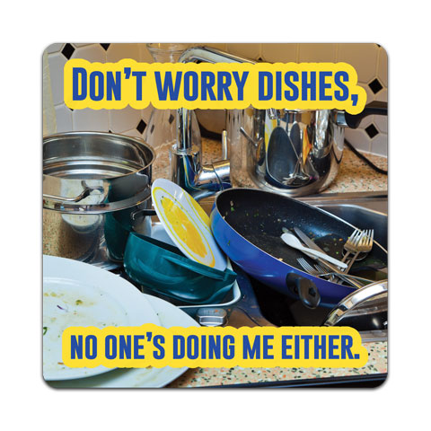 "Don't Worry Dishes" Vinyl Decal by CJ Bella Co