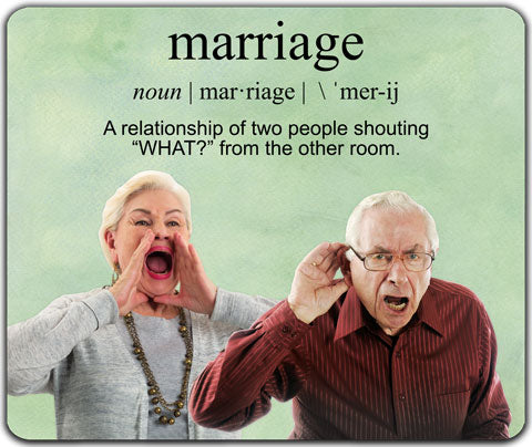 "Marriage" Mouse Pad by CJ Bella Co
